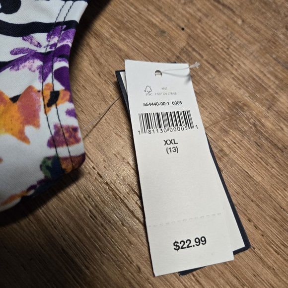 NWT! GAP Yellow and Purple One Piece Swimsuit Floral Design - Picture 2 of 5